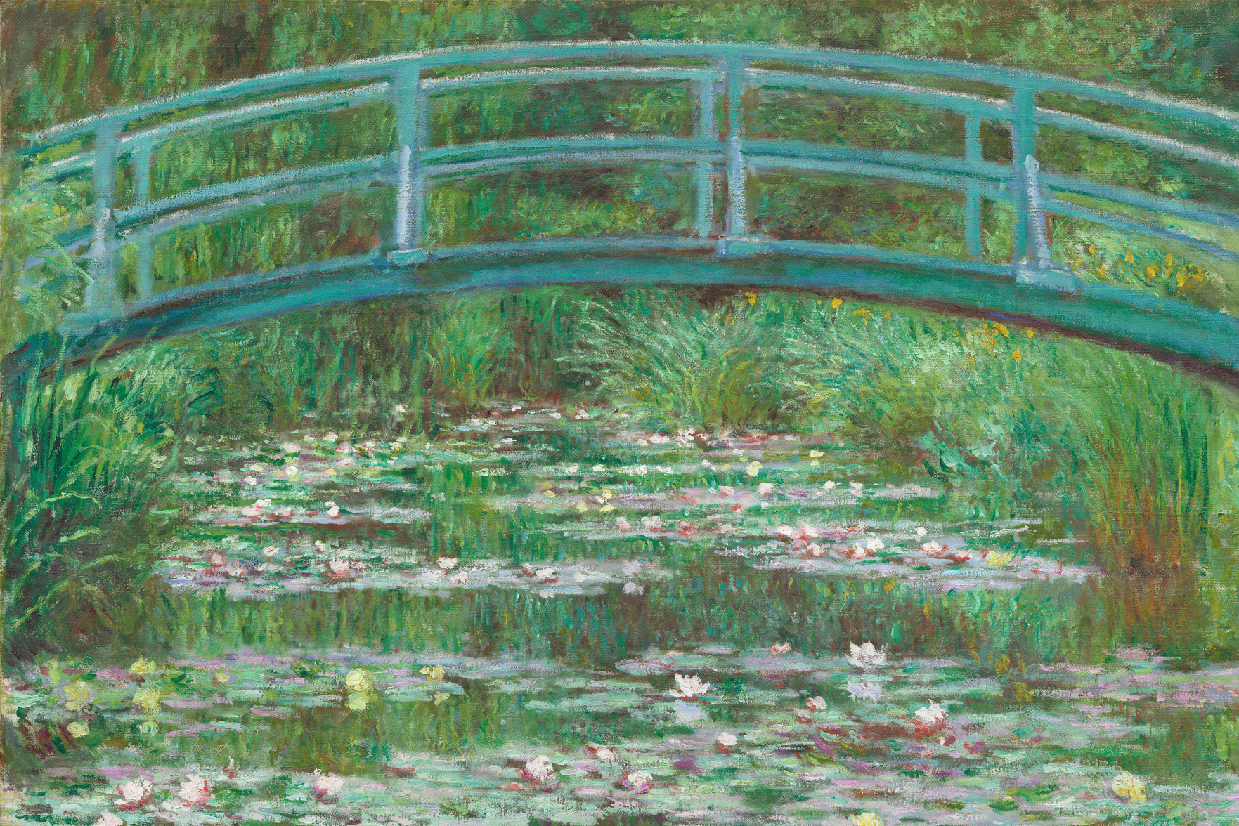 The Japanese Footbridge, by Claude Monet
