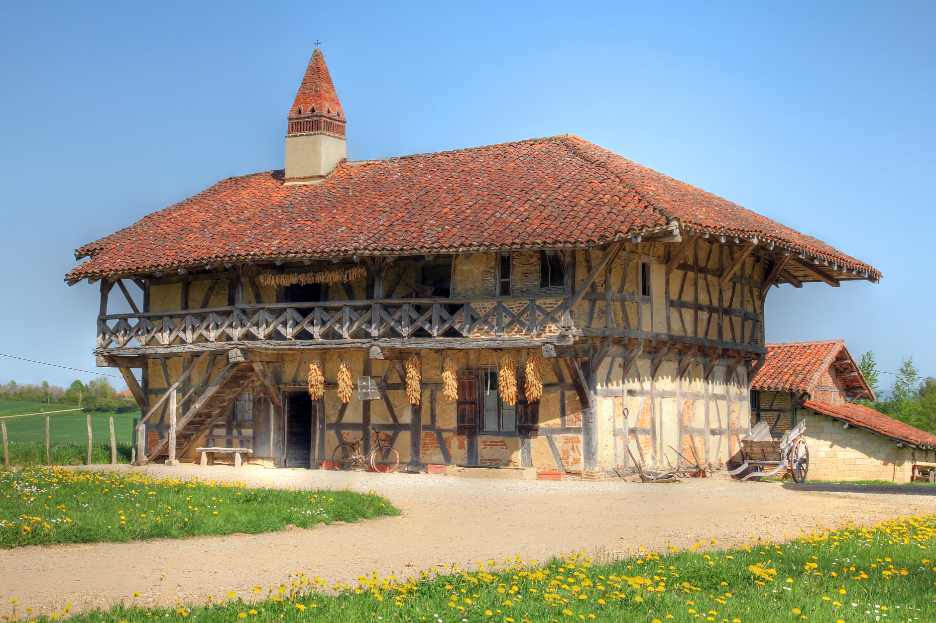 A farmhouse near Bourg-en-Bresse