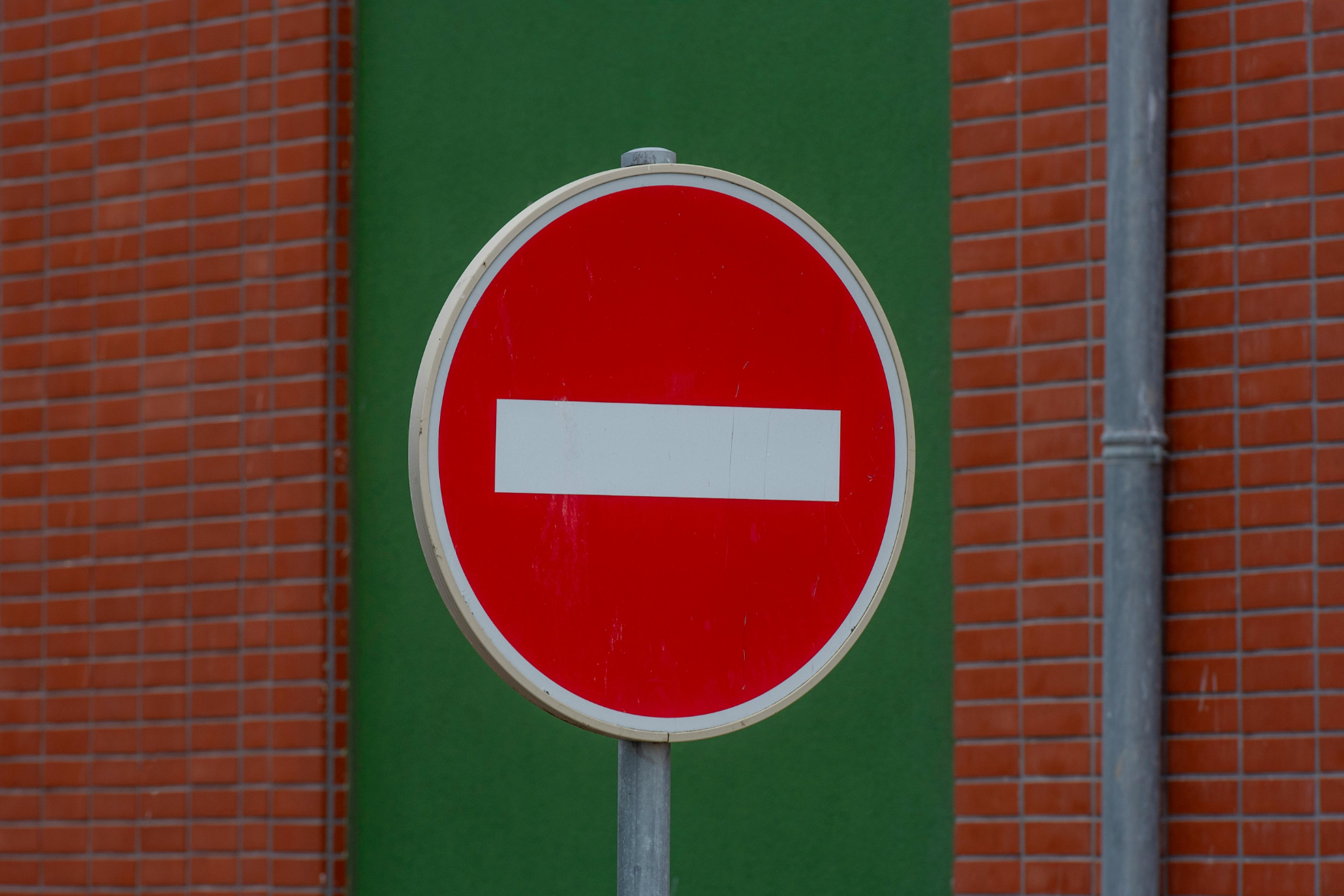 A stop sign