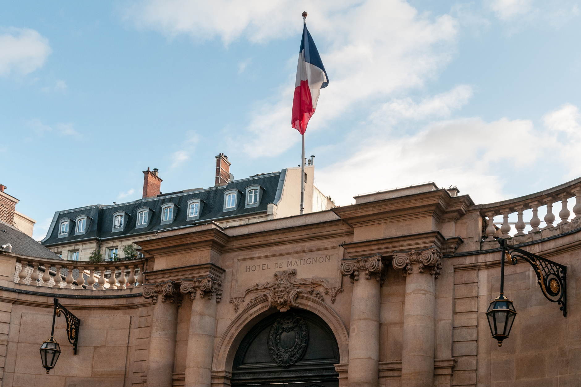 Entrance to the Hotel de Matignon