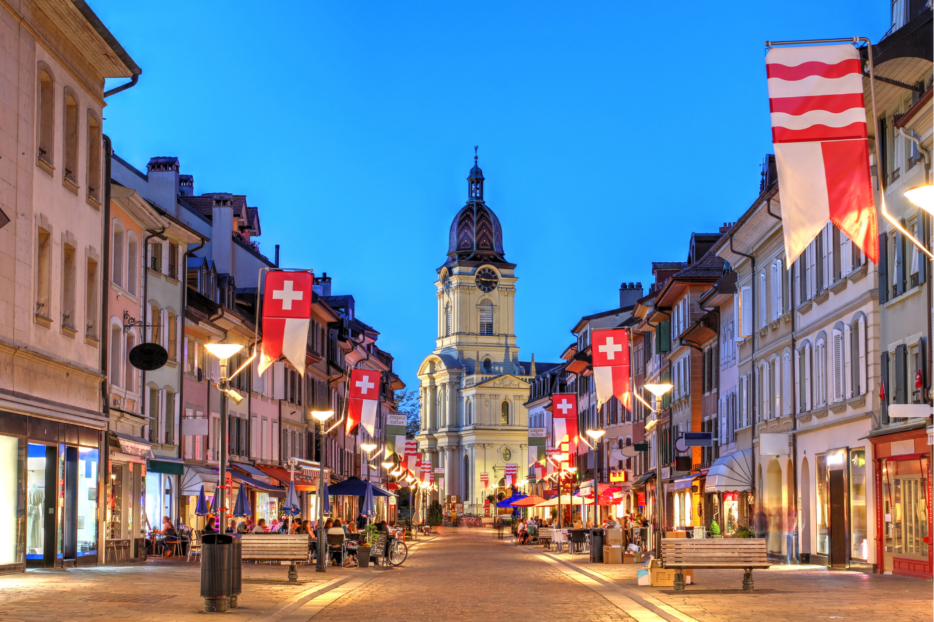 A Swiss high street