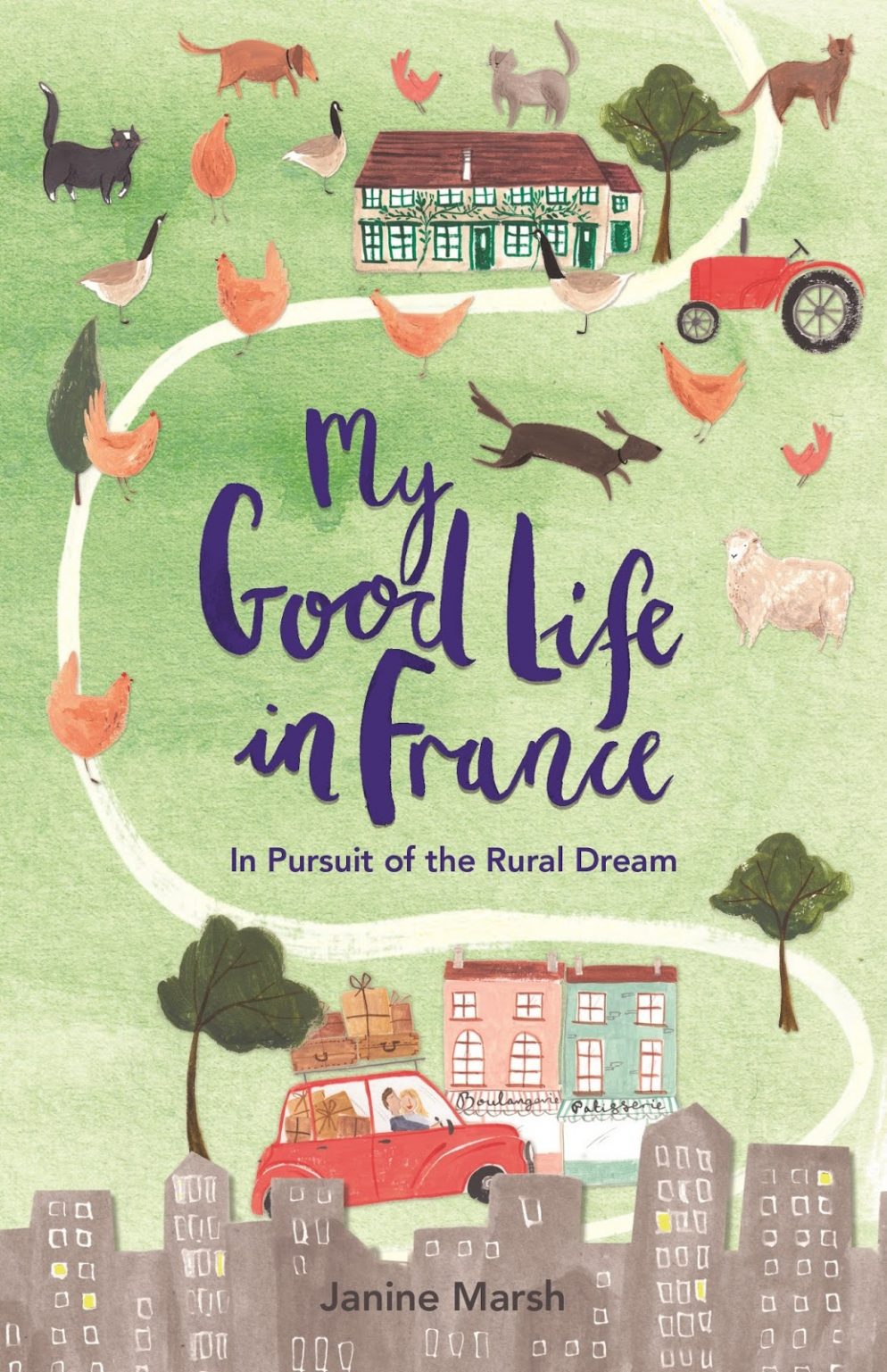 Janine Marsh My Good Life In France High Res Book Cover