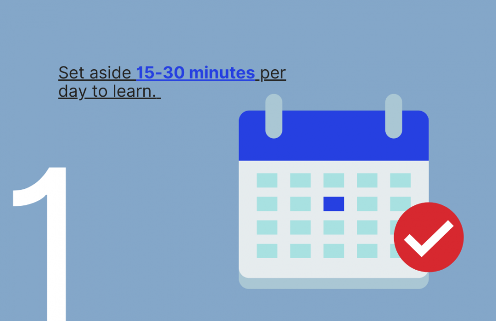 Learning a new language online