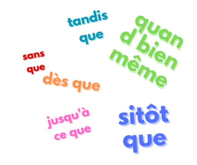 Conjunctive phrases in French