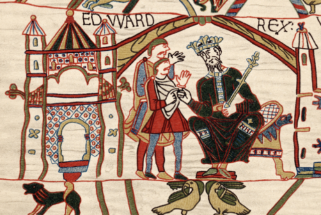 A section of the Bayeux Tapestry