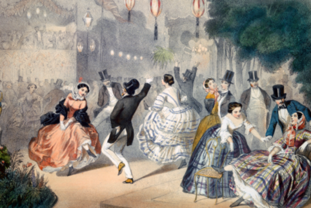 A 19th century French ballroom