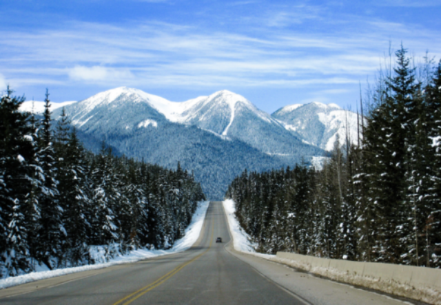 A road in Canada