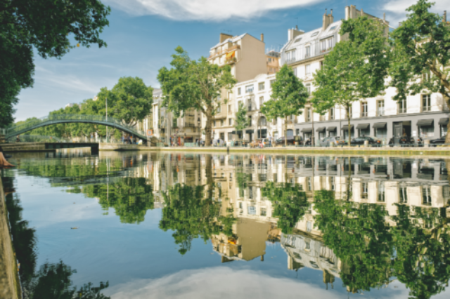 View of Canal Saint-Martin