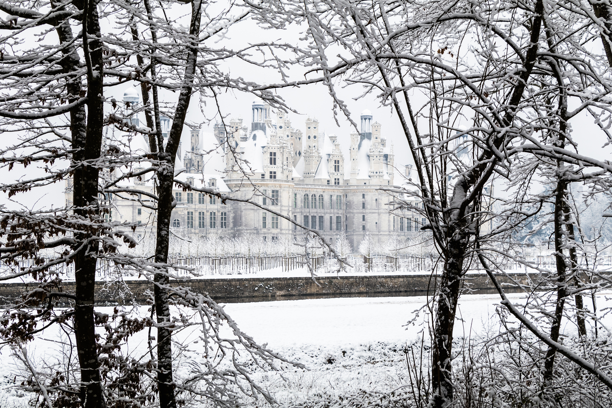 The Loire Valley in the snow