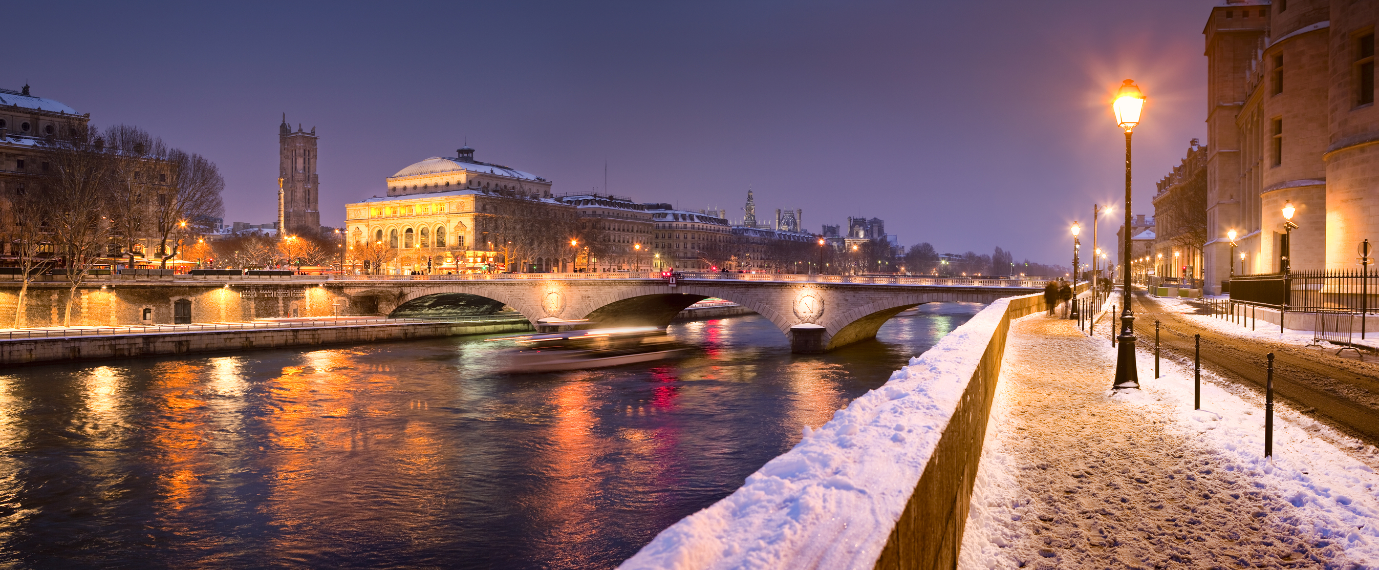 The Seine at night