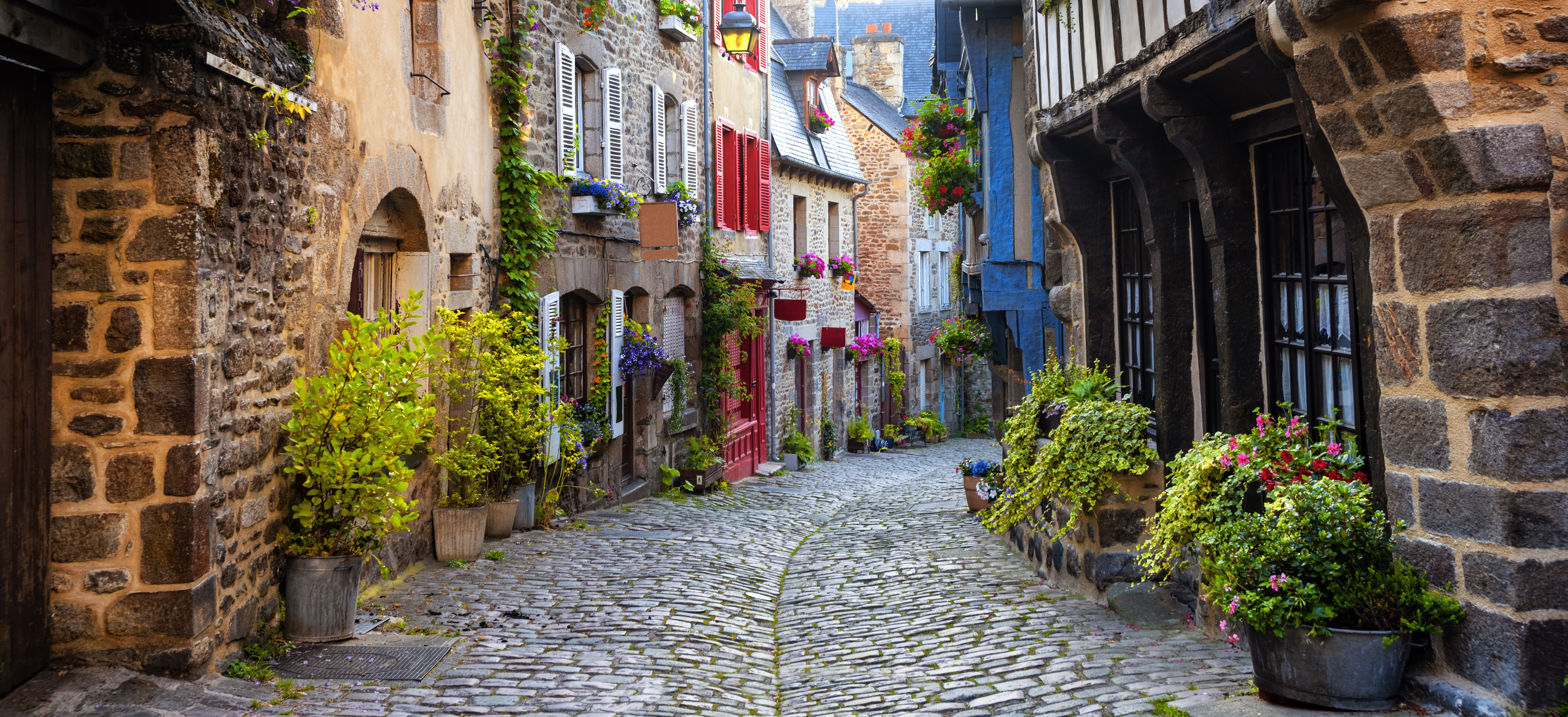 A side street in Brittany