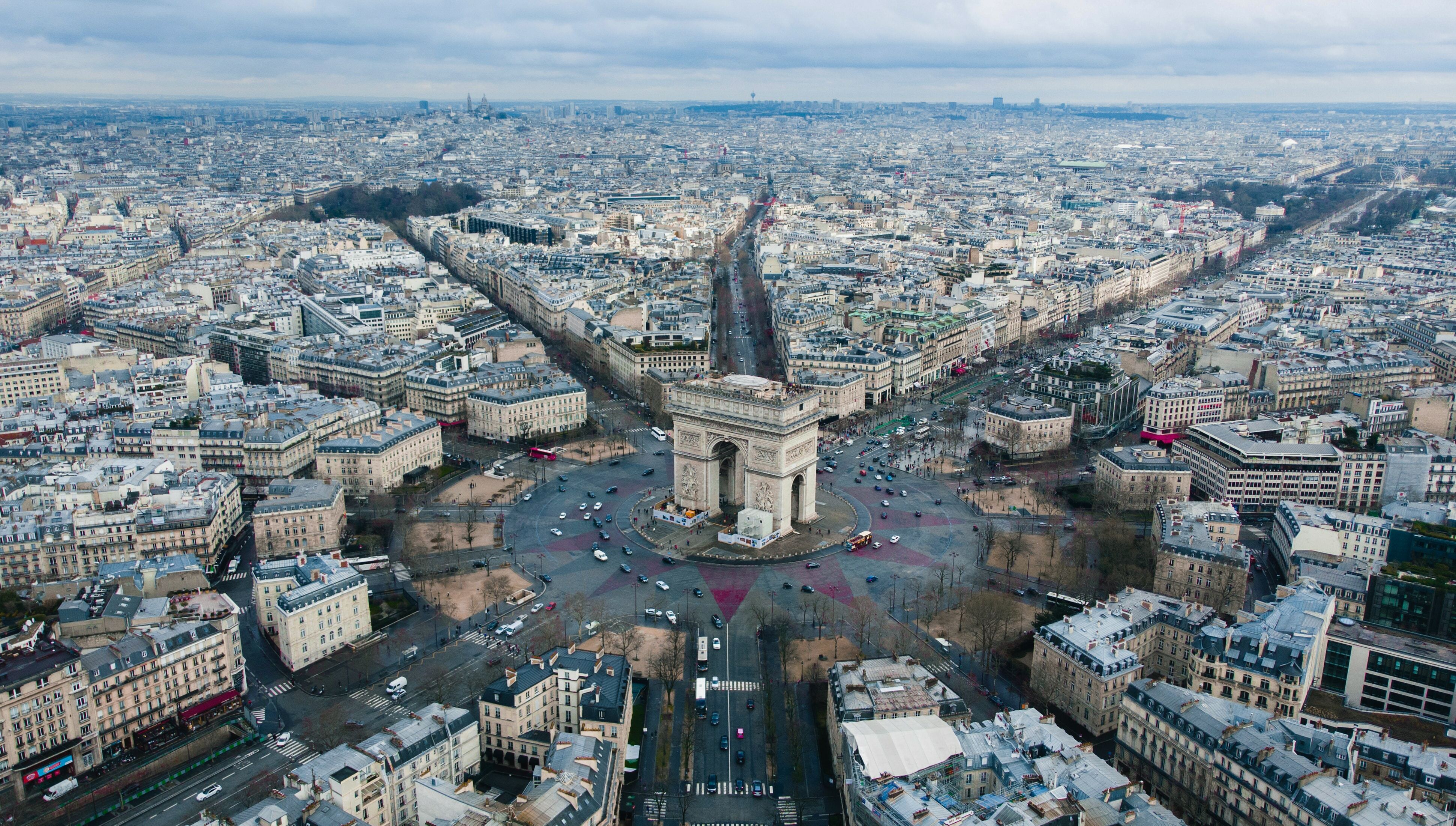 The Arc de Triomphe