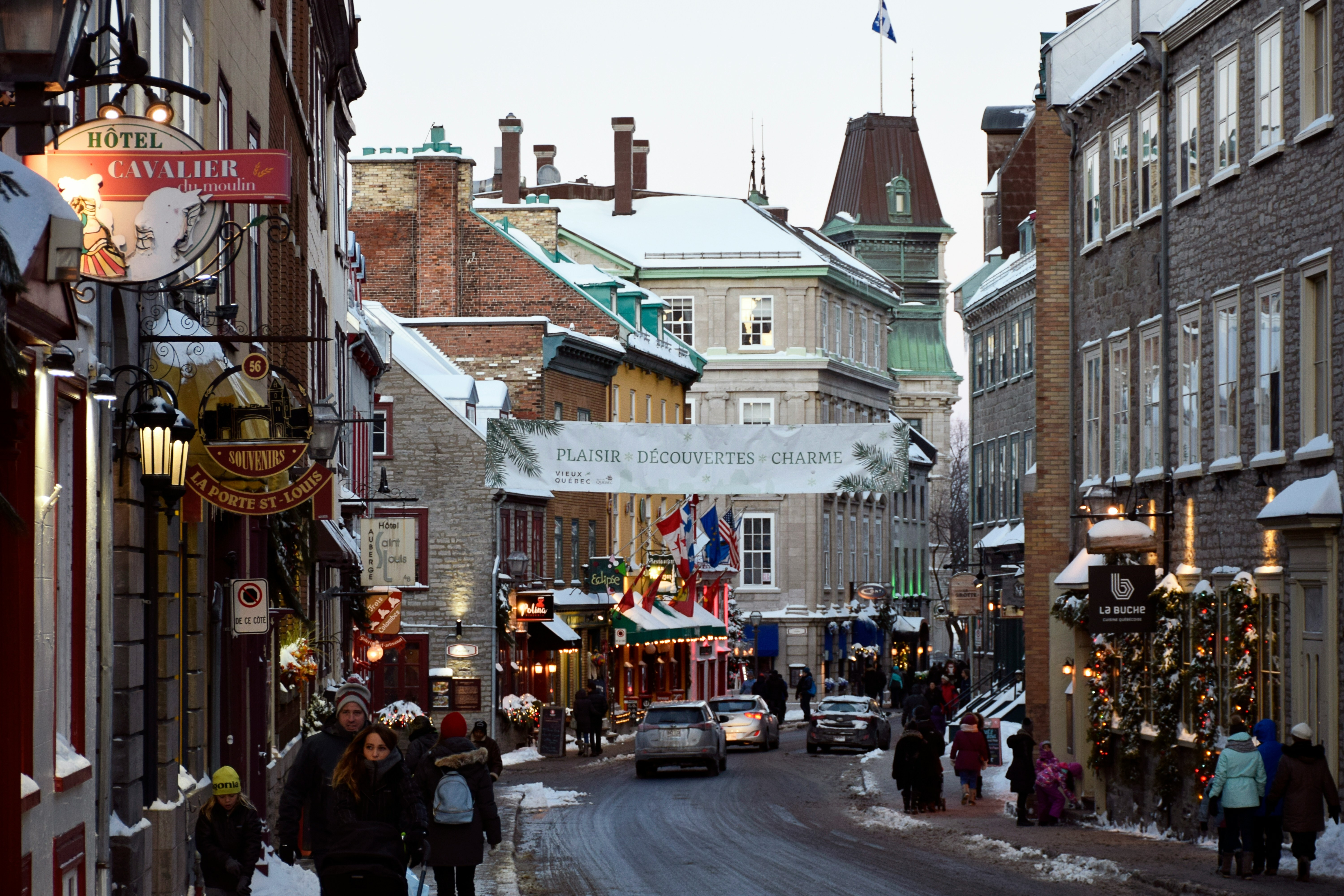A street in Quebec